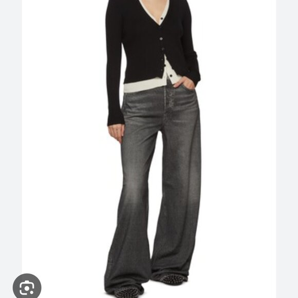 Rag & Bone Wide Leg Jeans - Picture 3 of 16